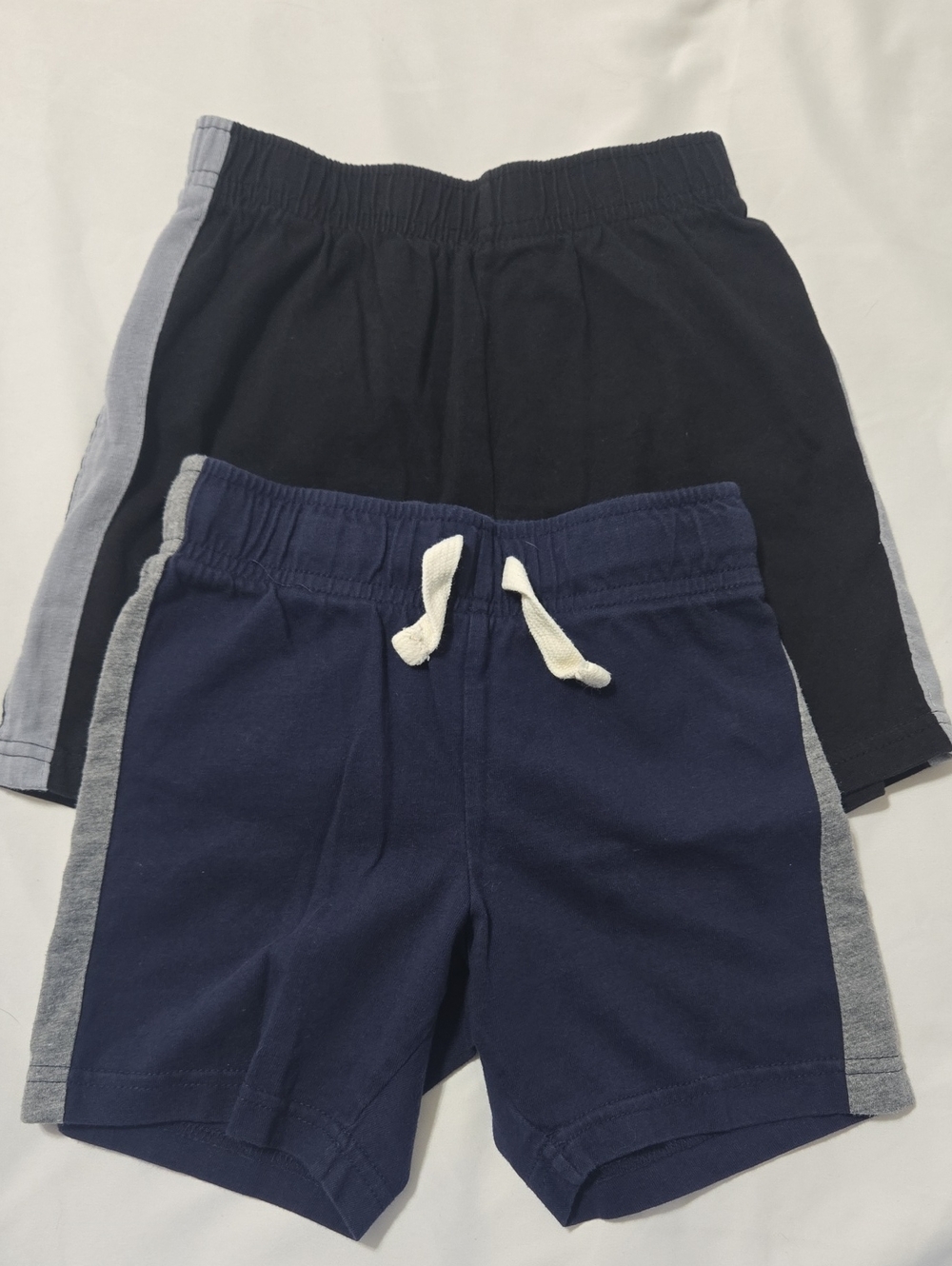 Childrens Place sport blue and black shorts- 2 pair